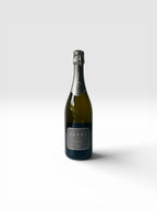 Bottle of Sabre sparkling wine on a white background